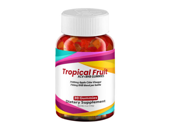 Tropical Fruit ACV+BHB Gummies - 1 Bottle